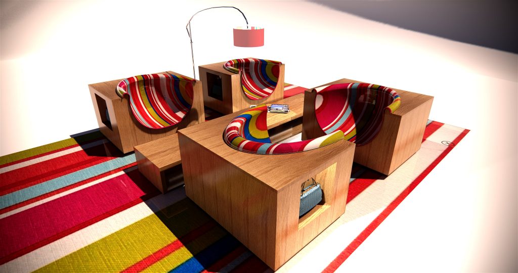 Collection pour hôtel par Frédéric TABARY, design de mobilier, design produit, designer