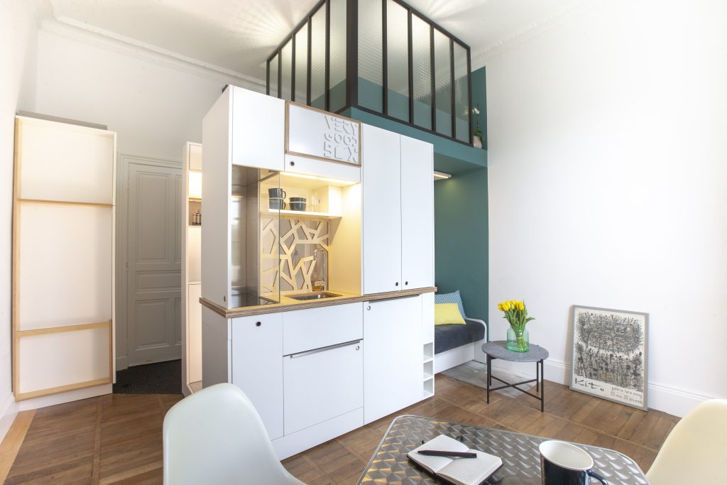Design, Fonctionnalités, Gain d’espaces, Architecture d’intérieure, Innovation, Contemporain, Astucieux, Very Good Box, Rapide, Ergonomie, Agencement intérieur, Ingénieux, Concours Lépine, Médaille d’Or, Modules, Studio, Micro logement, Ludique, nicolas, nicolas VEGER, VEGER, designer, agencement,