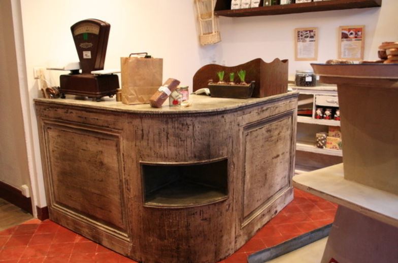 Meuble d'épicerie neuf vieillit et patiné par Frédéric TABARY : Patiner vos meubles